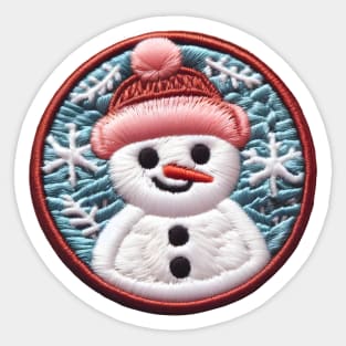 Snowman Sticker